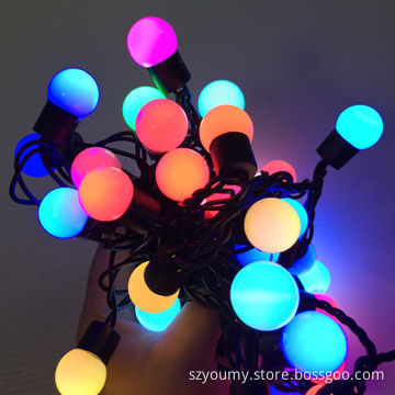 50ED 5m decoration big ball LED light for Xmas party, RGB color